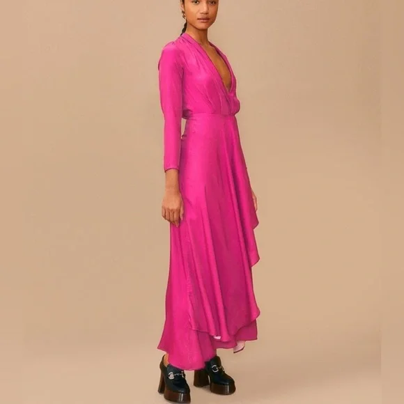 chinese dress ladies Farm Rio Women's Delicate Forest Maxi Dress